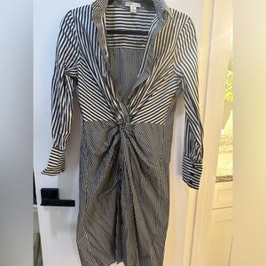 Striped Shirt Dress